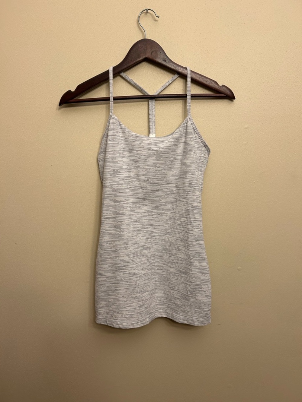 Lululemon Womens Gray Heathered Racerback Pullover Tank Top Size 6
